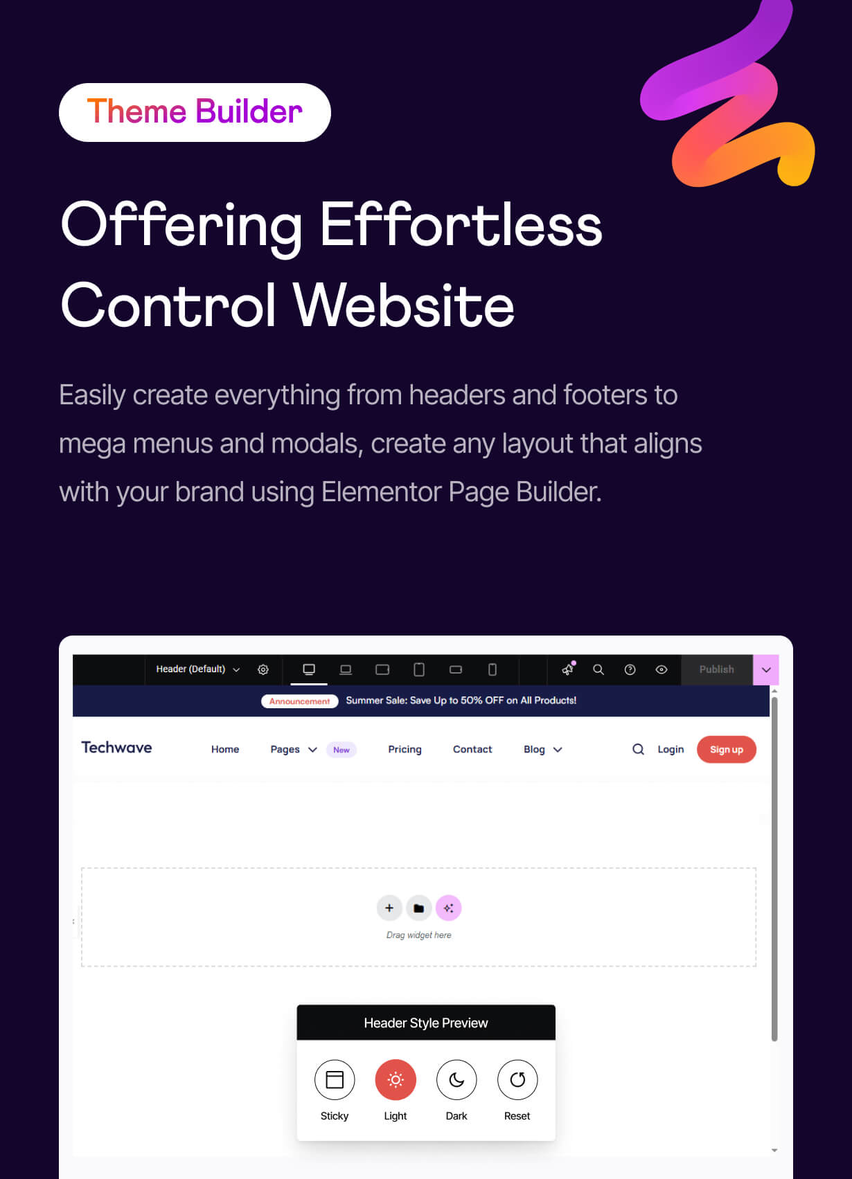 Techwave - SaaS, Tech Startup & Agency WordPress Theme - 2